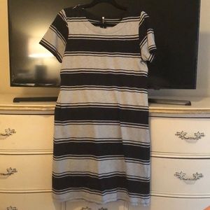 Knit Striped Dress